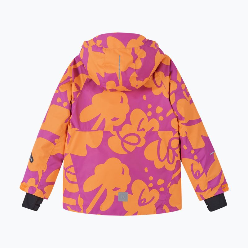 Children's ski jacket Reima Posio fucshia 2