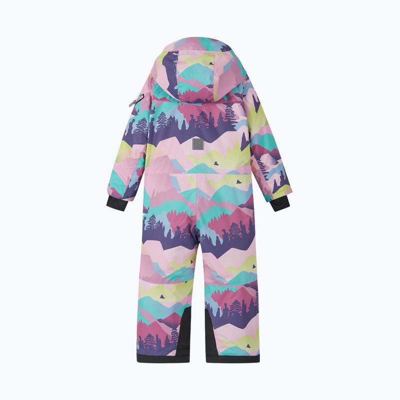 Children's ski suit Reima Reach grey pink 2