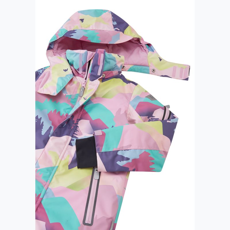 Children's ski suit Reima Reach grey pink 3