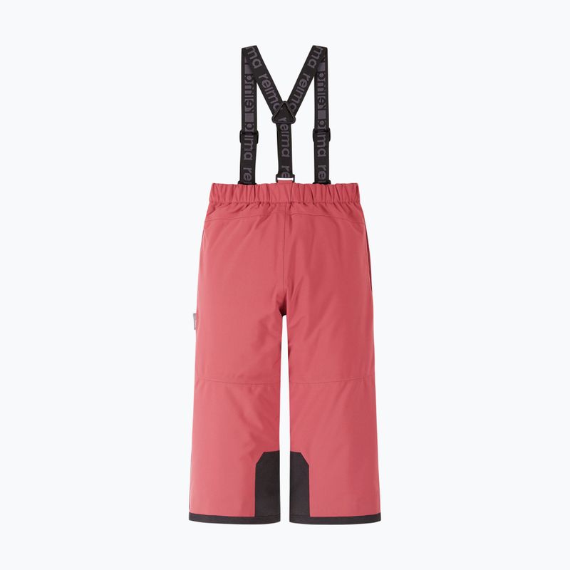 Children's ski trousers Reima Proxima red clay 2