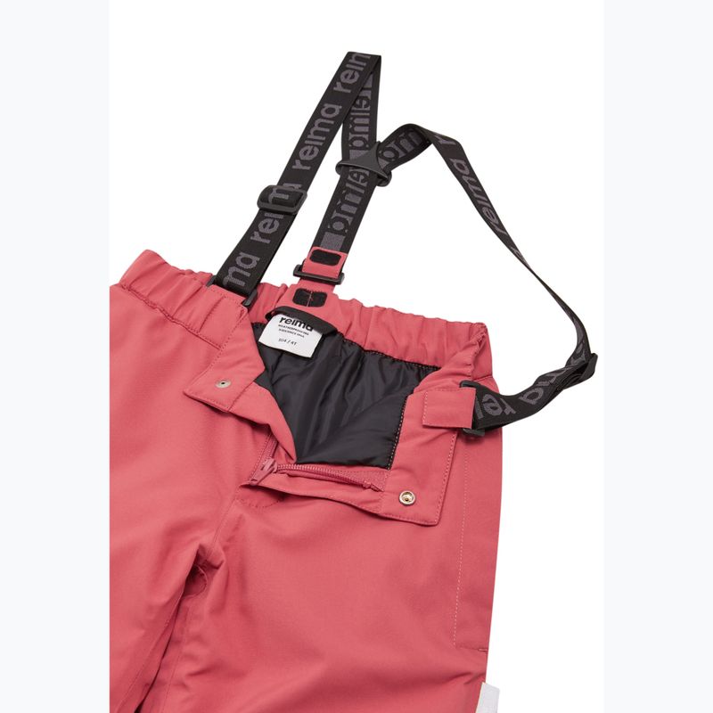 Children's ski trousers Reima Proxima red clay 3