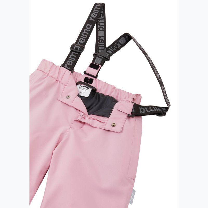 Children's ski trousers Reima Proxima grey pink 3