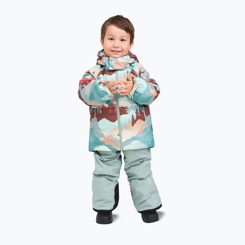 Children's ski trousers Reima Proxima stone green 2