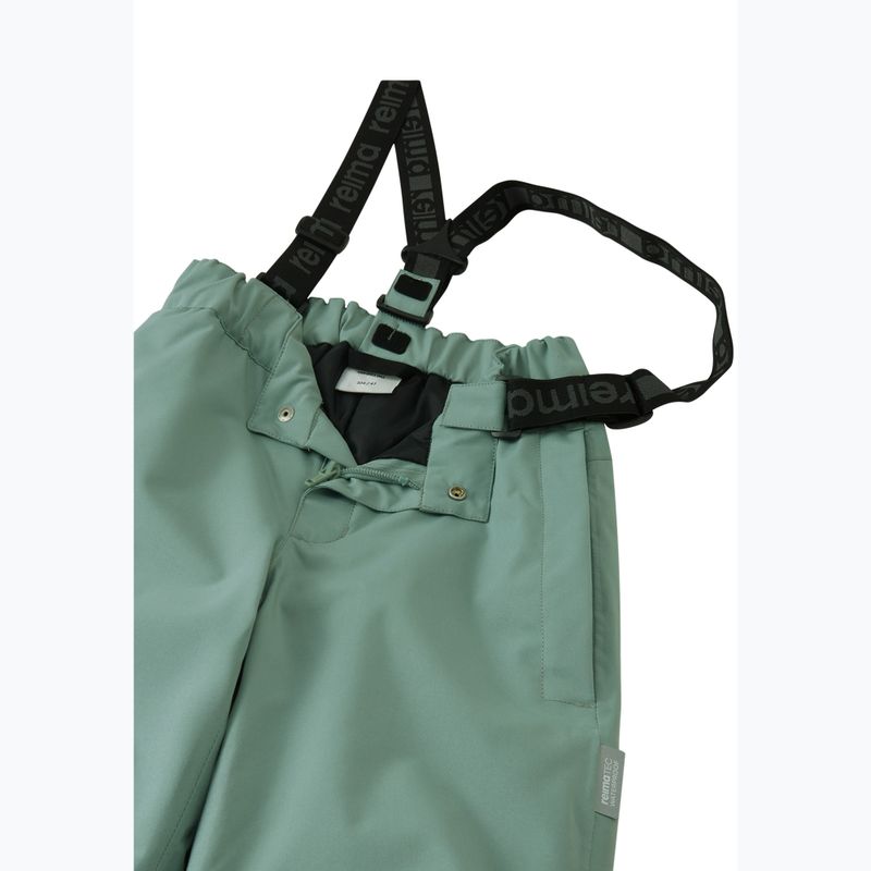 Children's ski trousers Reima Proxima stone green 5