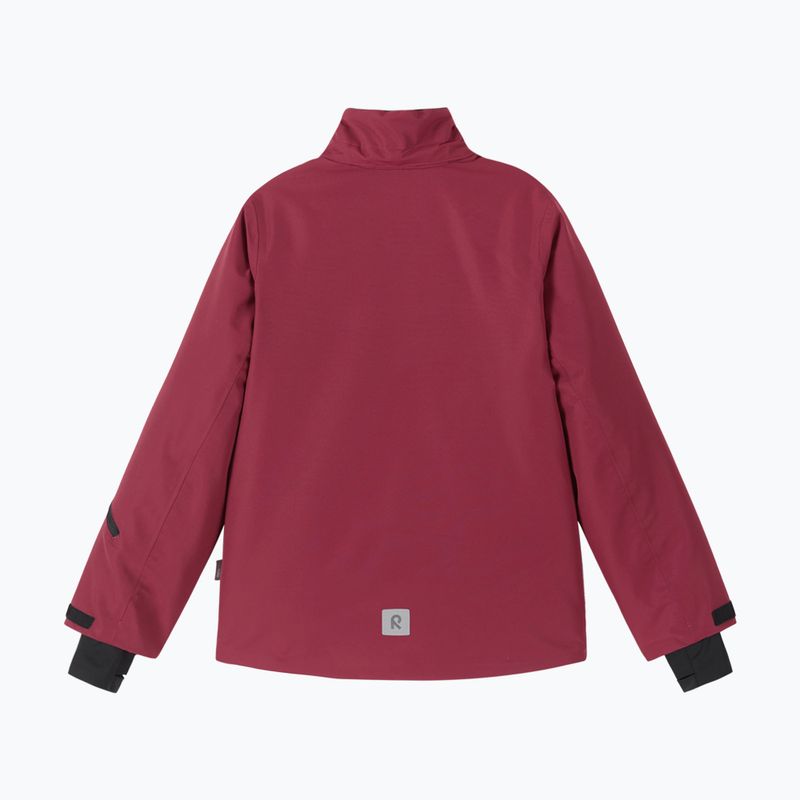 Children's ski jacket Reima Tieten maroon 3