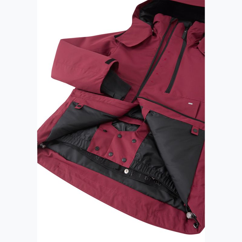 Children's ski jacket Reima Tieten maroon 7