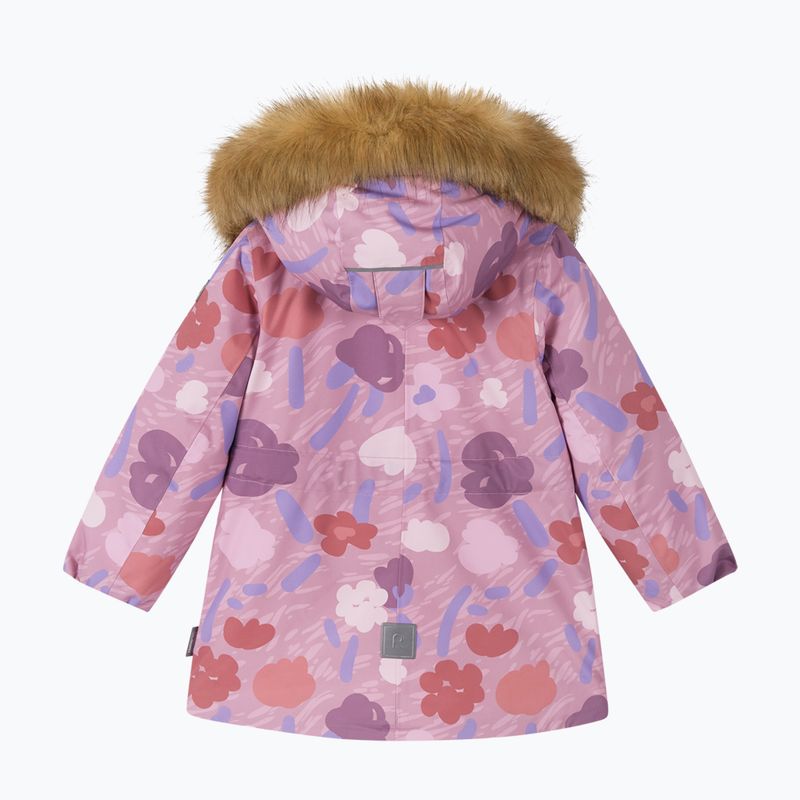 Children's winter jacket Reima Muurame grey pink 2