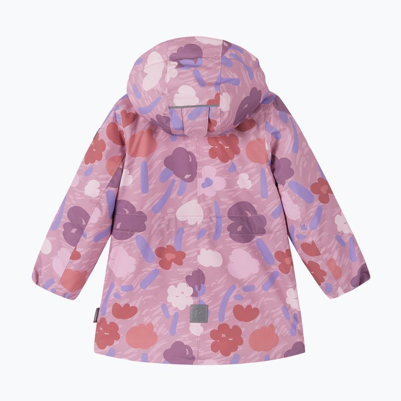 Children's winter jacket Reima Muurame grey pink 3