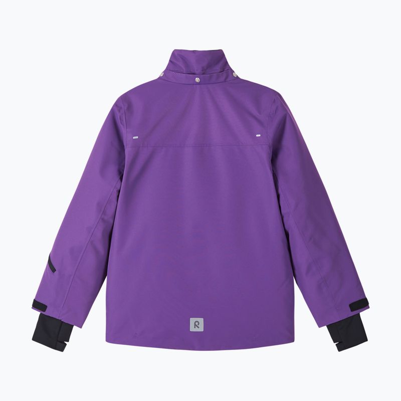 Children's ski jacket Reima Perille plum purple 3
