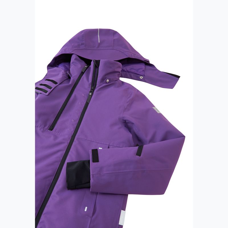 Children's ski jacket Reima Perille plum purple 4