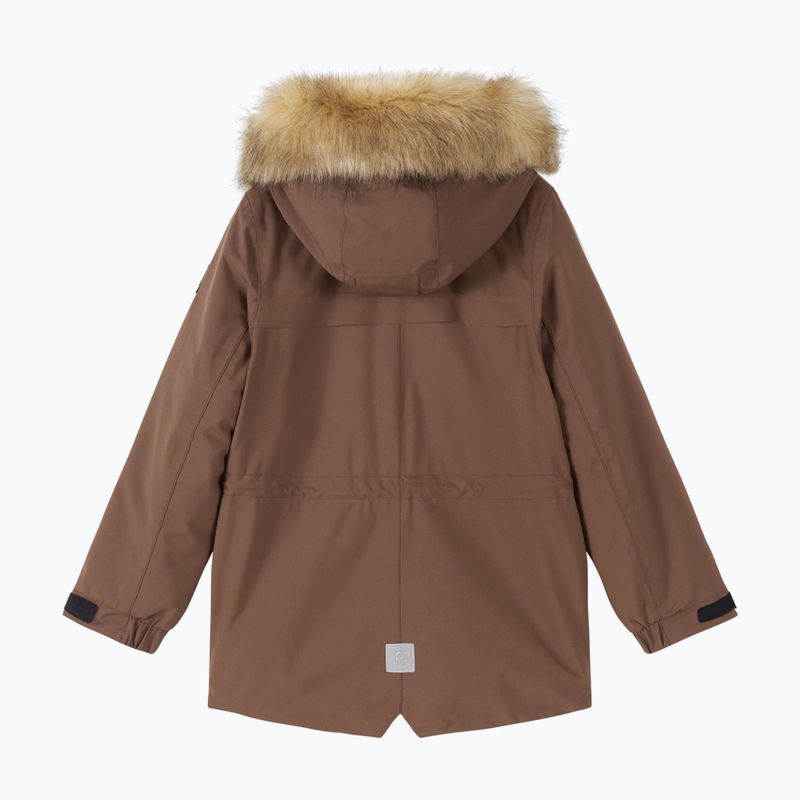 Children's winter jacket Reima Ajaton umber brown 2