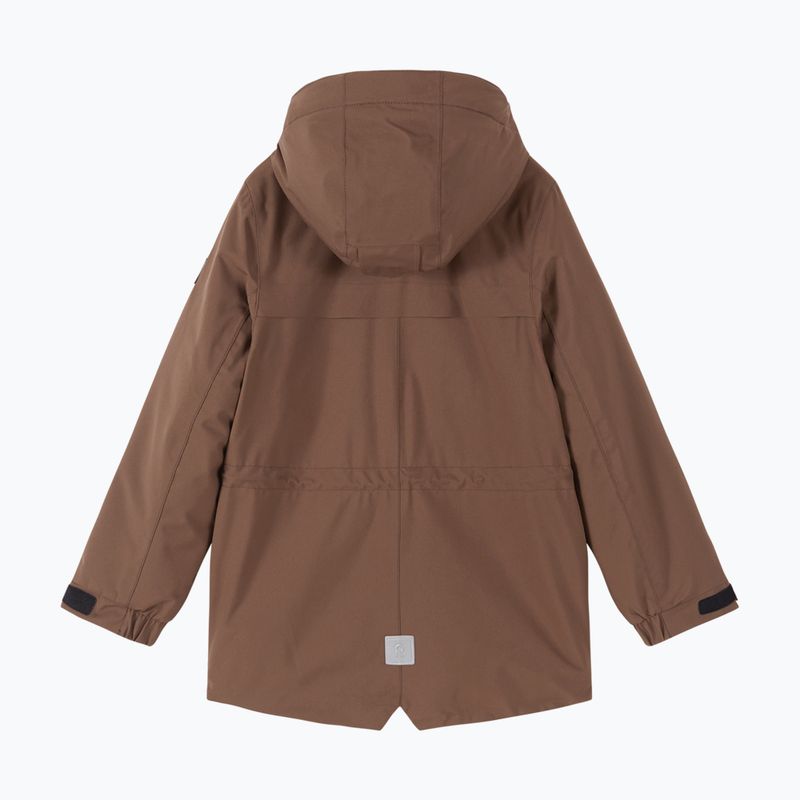 Children's winter jacket Reima Ajaton umber brown 3