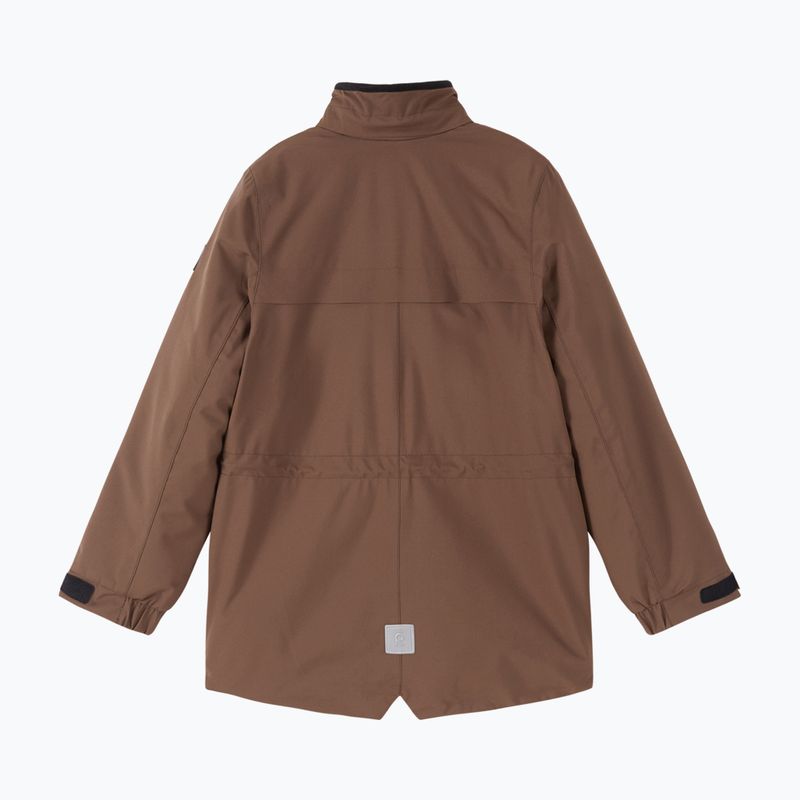 Children's winter jacket Reima Ajaton umber brown 4