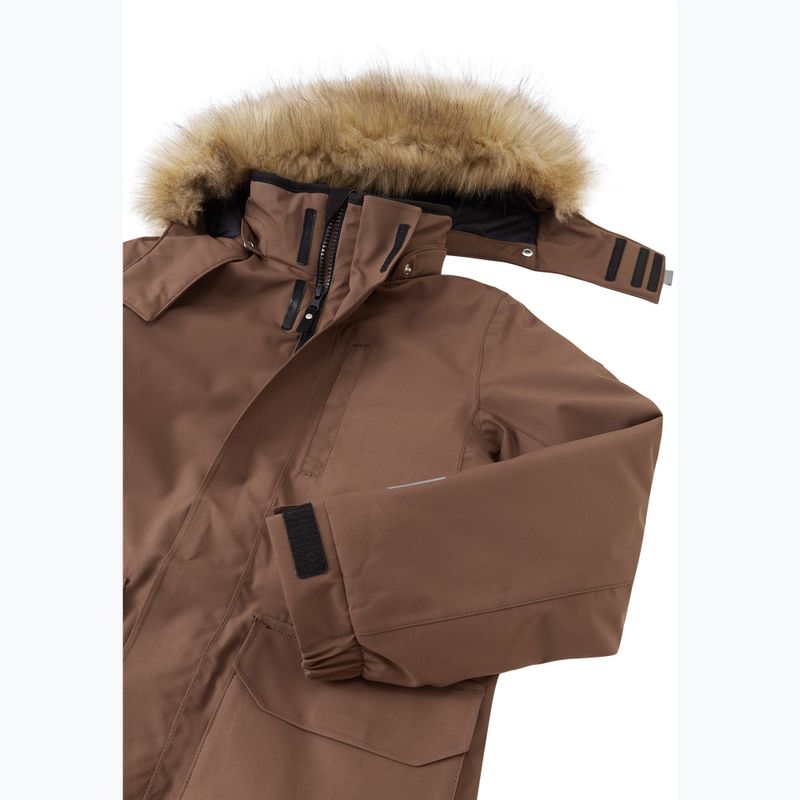 Children's winter jacket Reima Ajaton umber brown 5