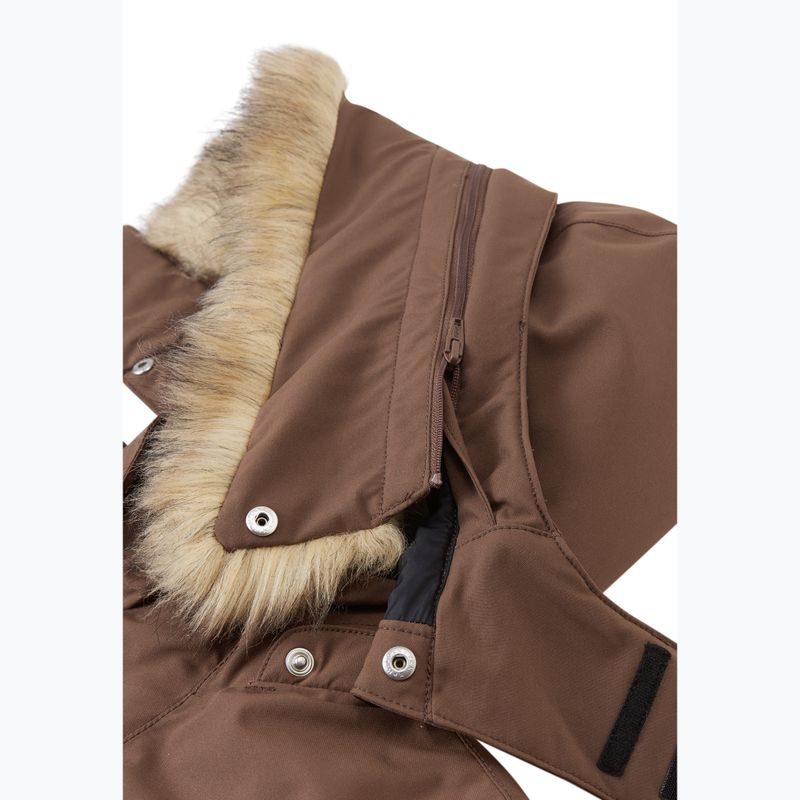 Children's winter jacket Reima Ajaton umber brown 6
