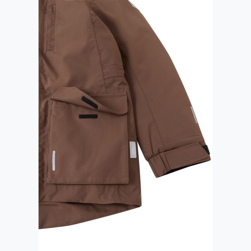 Children's winter jacket Reima Ajaton umber brown 8