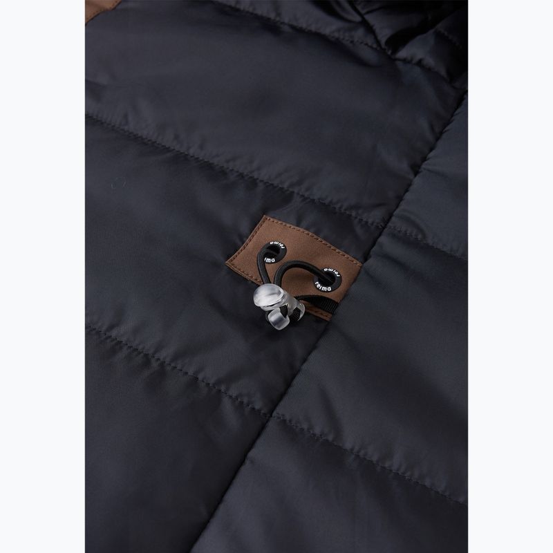 Children's winter jacket Reima Ajaton umber brown 10