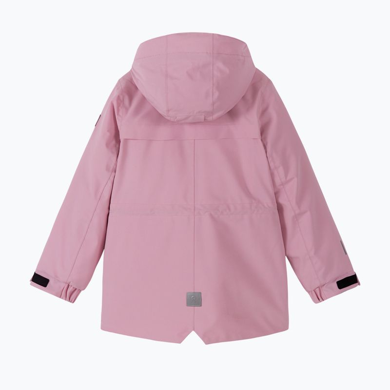 Children's winter jacket Reima Ajaton grey pink 3