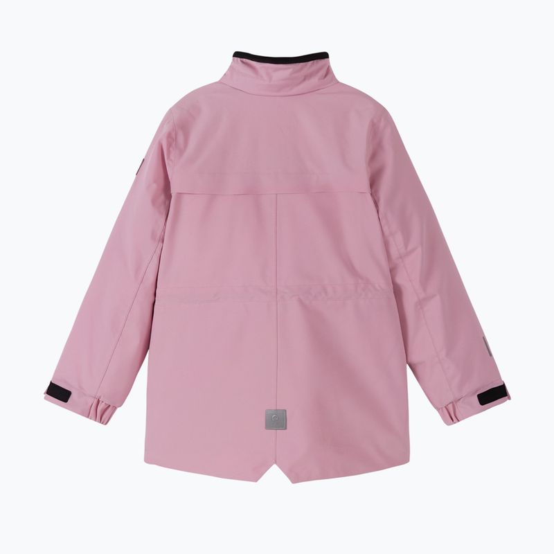 Children's winter jacket Reima Ajaton grey pink 4