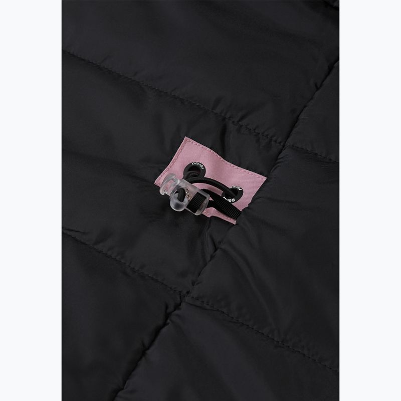 Children's winter jacket Reima Ajaton grey pink 10