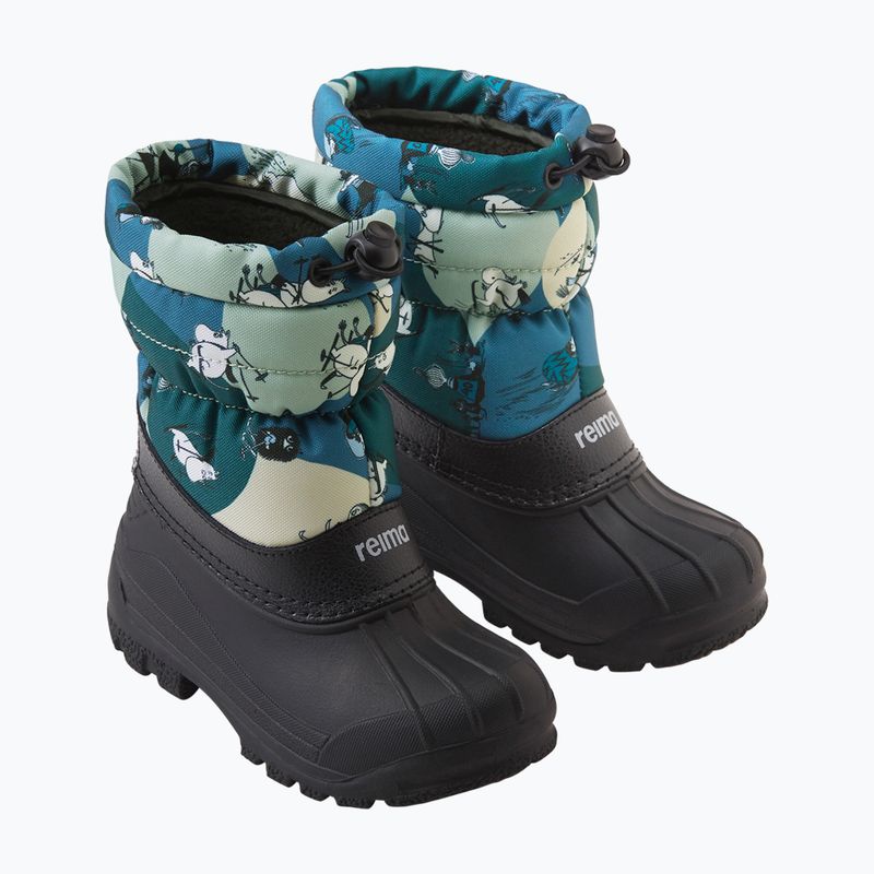 Children's snow boots Reima Moomin Nefar blue ocean 2