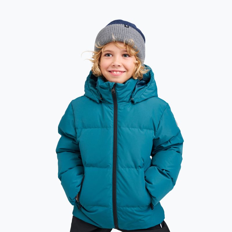 Children's down jacket Reima Paimio dark teal 7