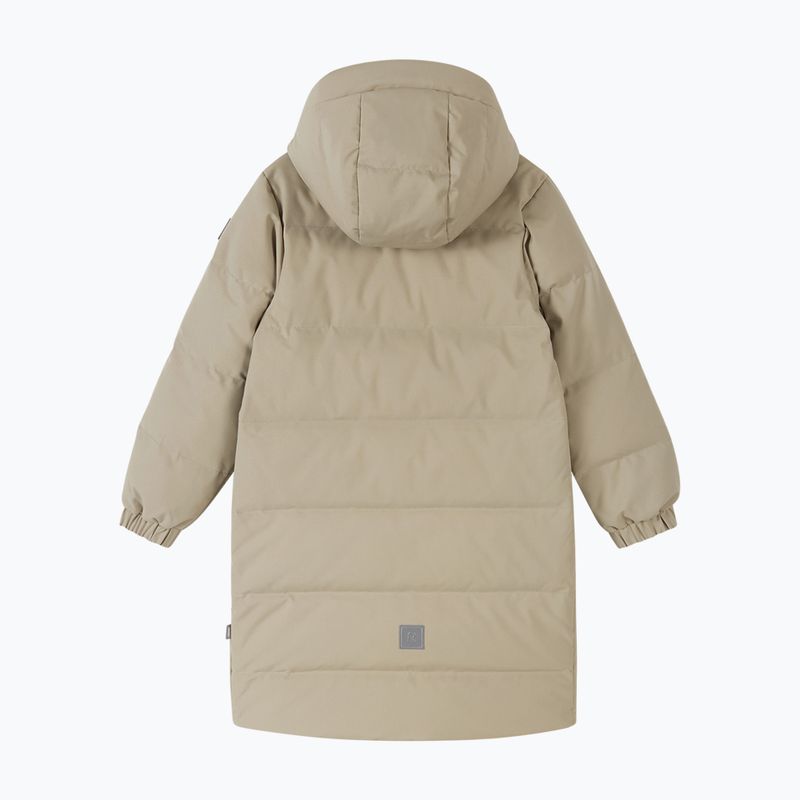 Children's down coat Reima Parkkala earthy beige 2