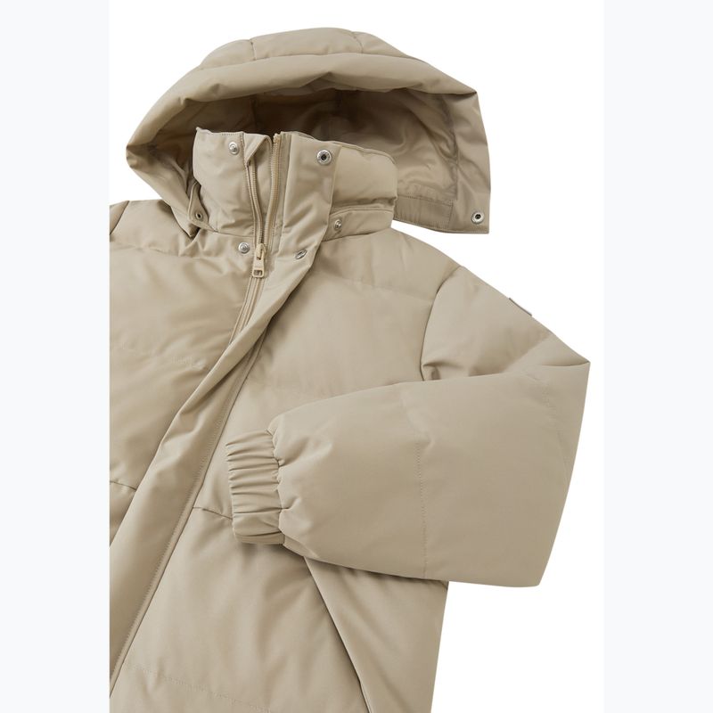 Children's down coat Reima Parkkala earthy beige 4