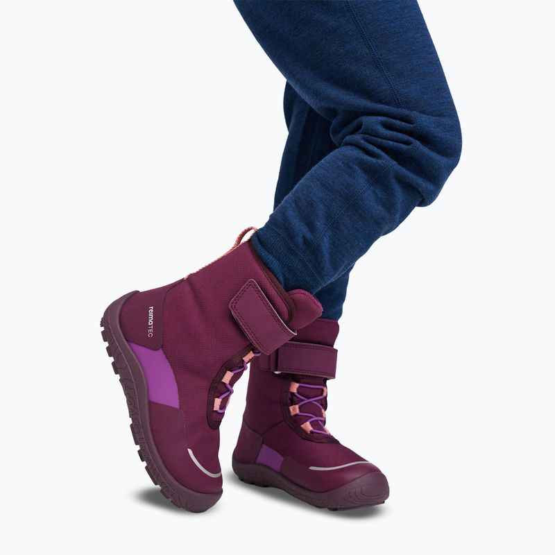 Children's snow boots Reima Talvella deep purple 8