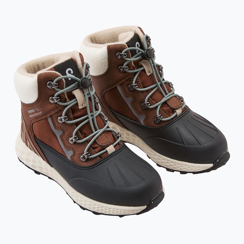 Children's snow boots Reima Hallava Lace umber brown 3