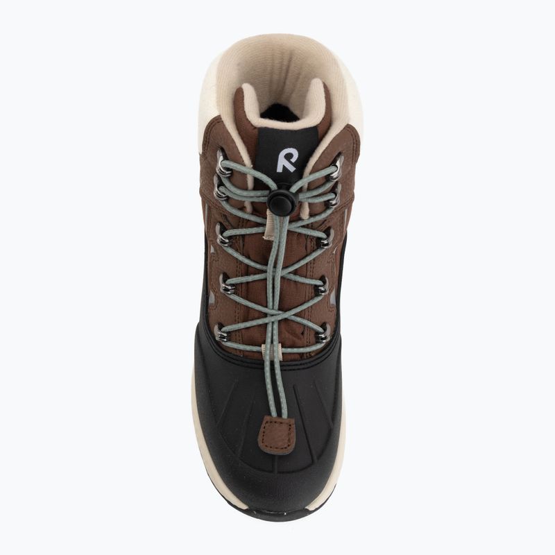 Children's snow boots Reima Hallava Lace umber brown 5