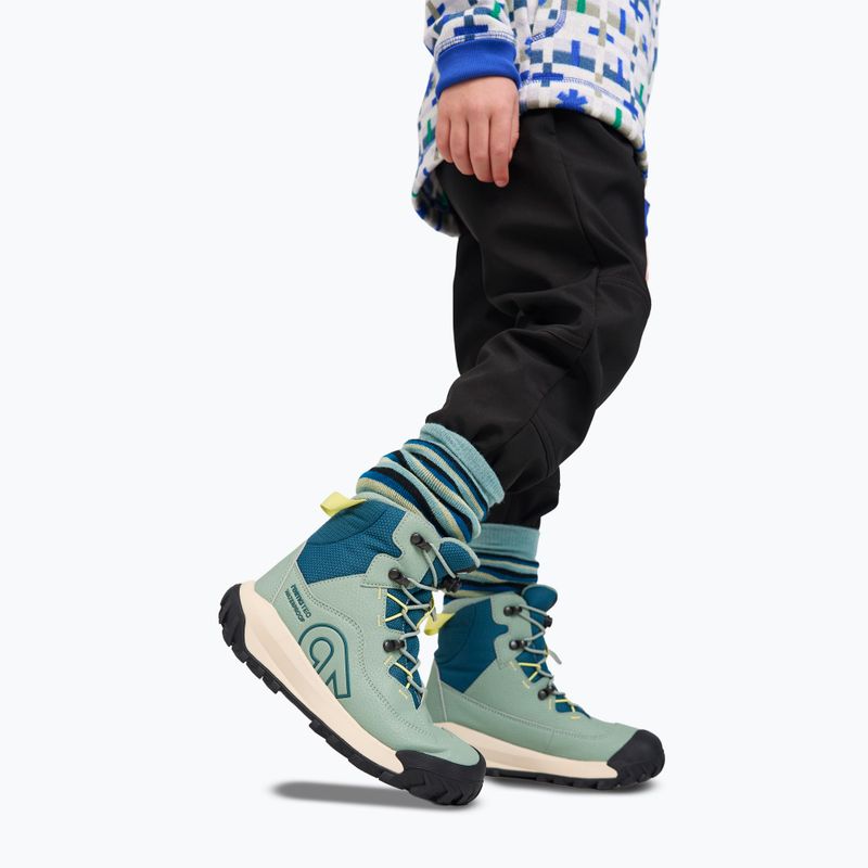 Children's snow boots Reima Kulkuri stone green 8