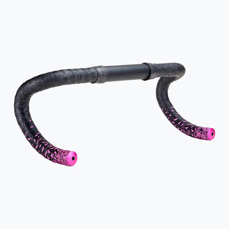 SUPACAZ Super Sticky Kush Star Fade neon pink star fade/neon pink plugs handlebar wrap 2