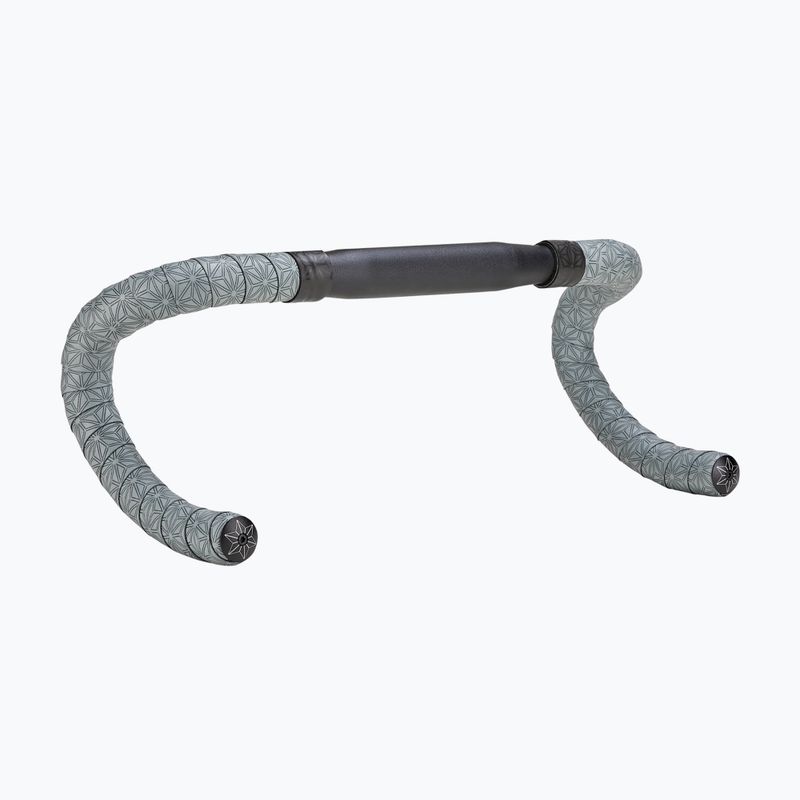 SUPACAZ Super Sticky Kush Classic 2.5 mm gun metal/ano black plugs handlebar wrap 2