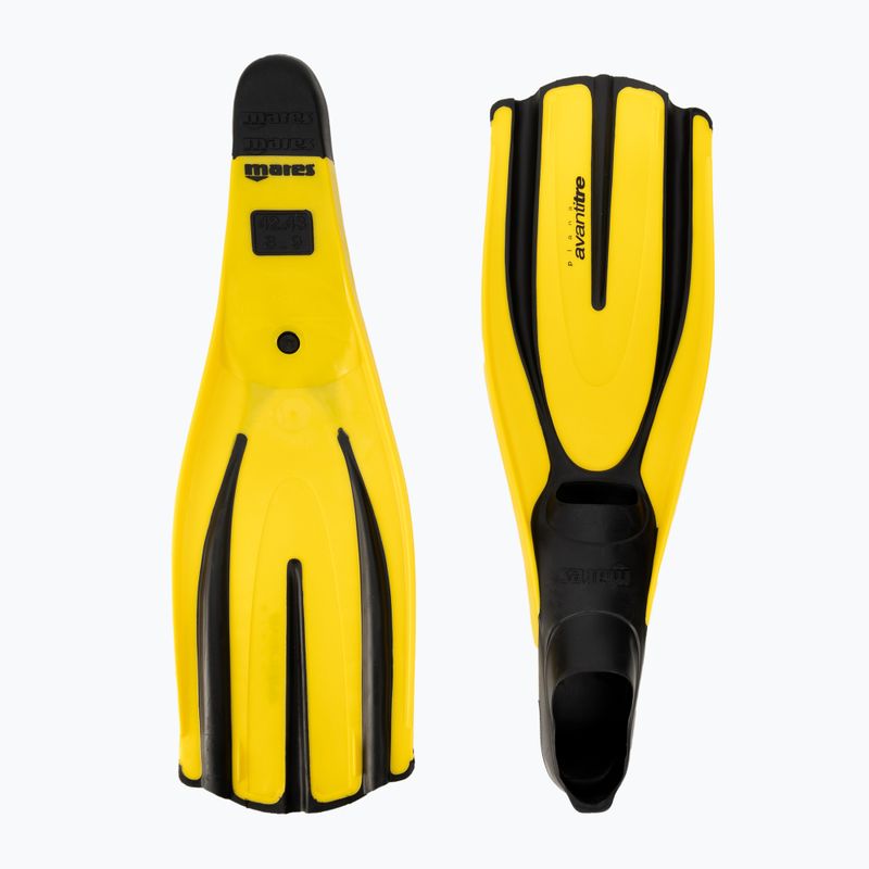 Mares Plana Avanti TRE diving fins yellow 410302 2