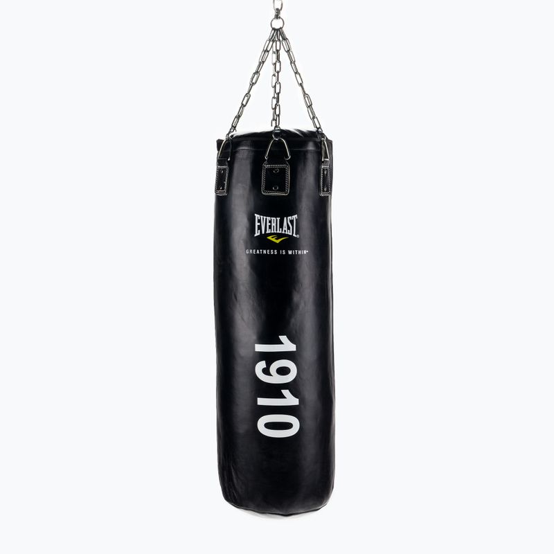Everlast leather punching bag black 5120