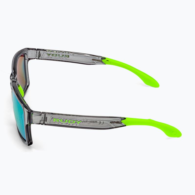 Rudy Project Spinair 57 crystal graphite/polar 3fx hdr multilaser green sunglasses SP5761950000 4