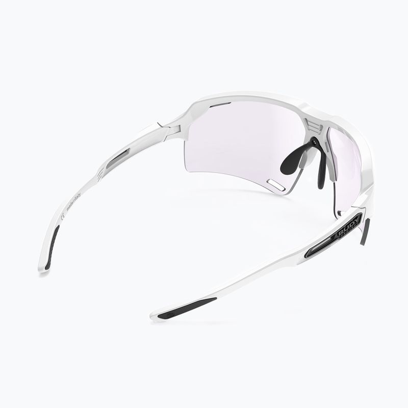 Rudy Project Deltabeat white gloss/impactx photochromic 2 laser purple cycling glasses SP7475690000 9