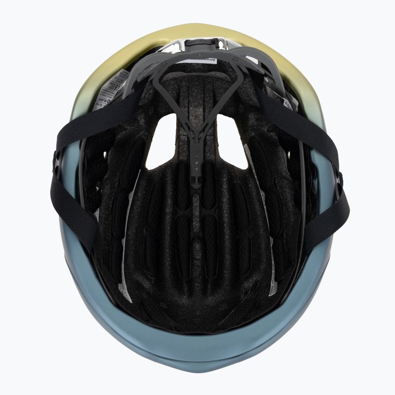 Bike helmet Rudy Project Nytron blue avio/apple green metal matte 5