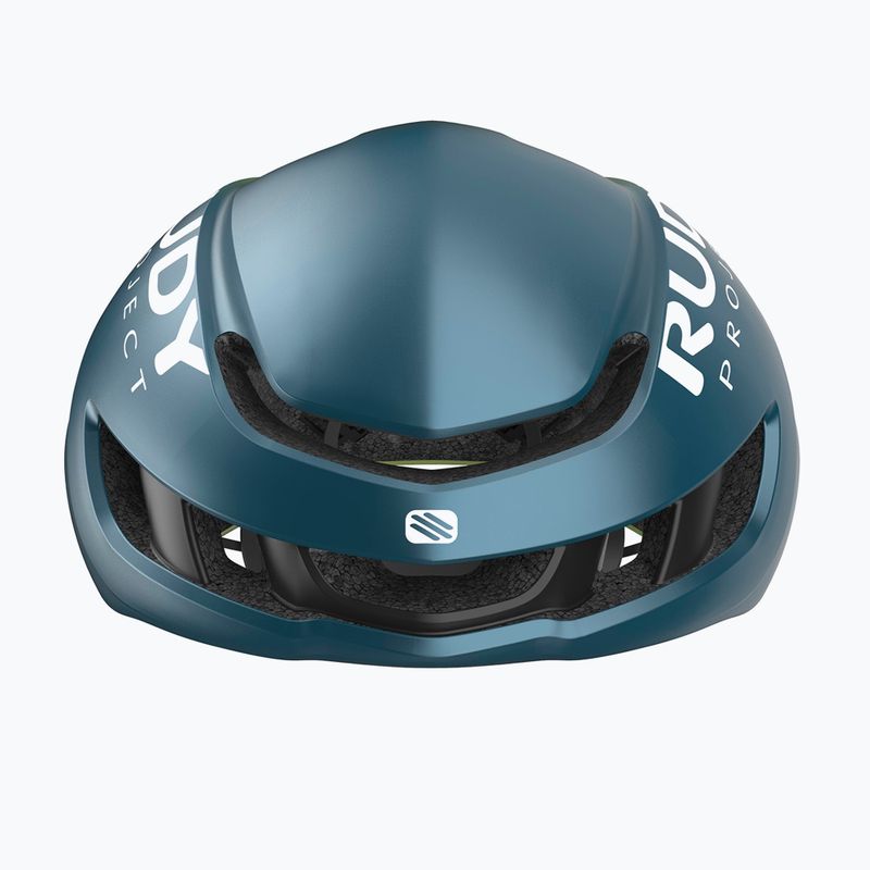 Bike helmet Rudy Project Nytron blue avio/apple green metal matte 3