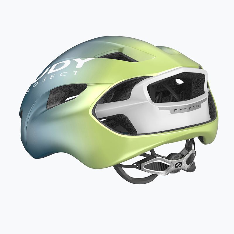 Bike helmet Rudy Project Nytron blue avio/apple green metal matte 4