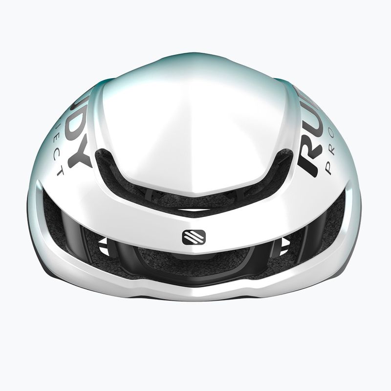 Bike helmet Rudy Project Nytron pearl/emerald/black metal matte 3