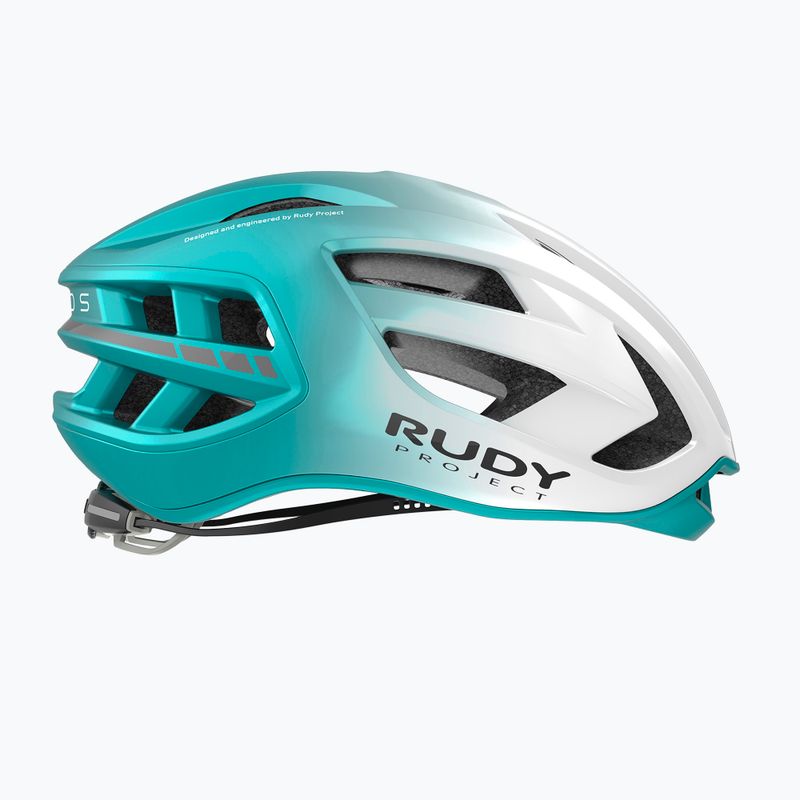 Bike helmet Rudy Project Egos pearl/emerald metal matte 2