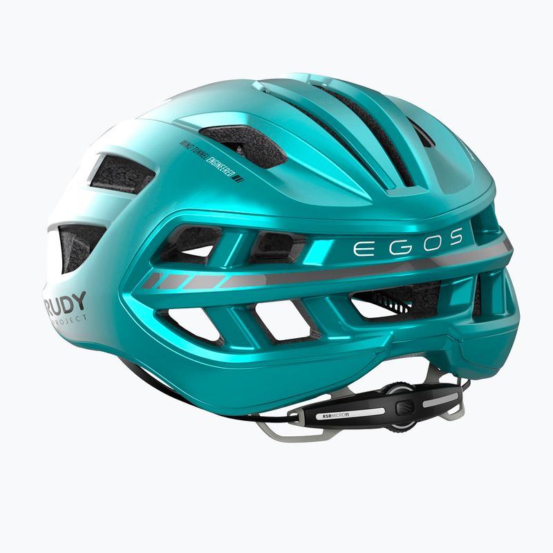 Bike helmet Rudy Project Egos pearl/emerald metal matte 4