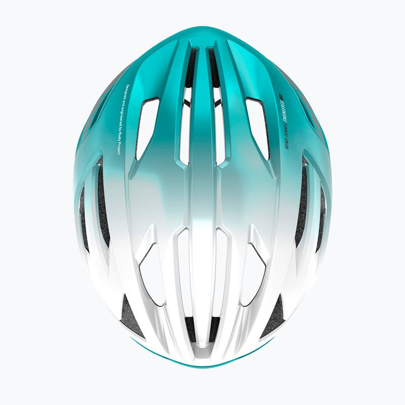Bike helmet Rudy Project Egos pearl/emerald metal matte 5