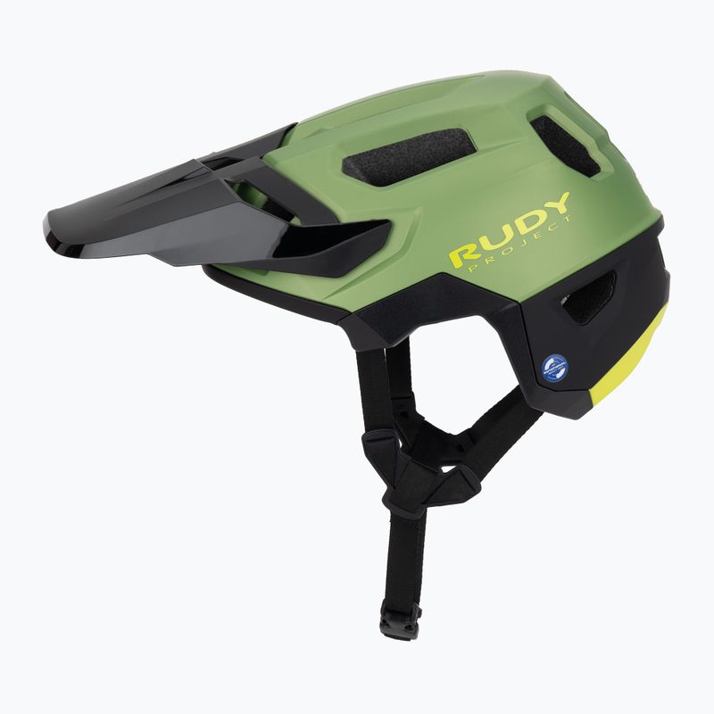 Bike helmet Rudy Project Terraform met.olive/black/acid green matte 3