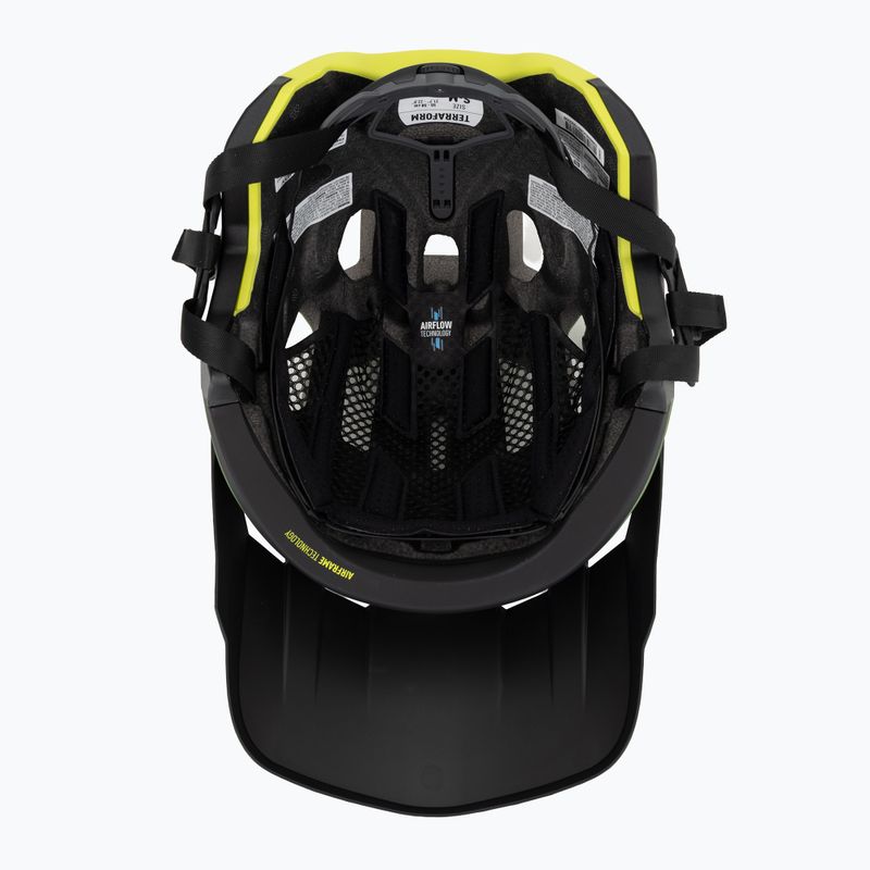 Bike helmet Rudy Project Terraform met.olive/black/acid green matte 5