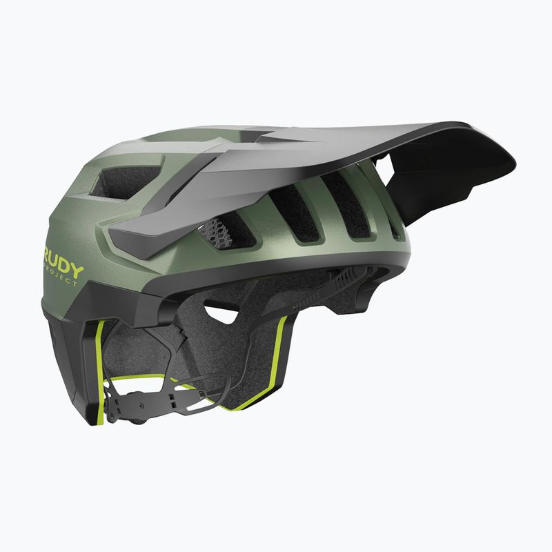 Bike helmet Rudy Project Terraform met.olive/black/acid green matte