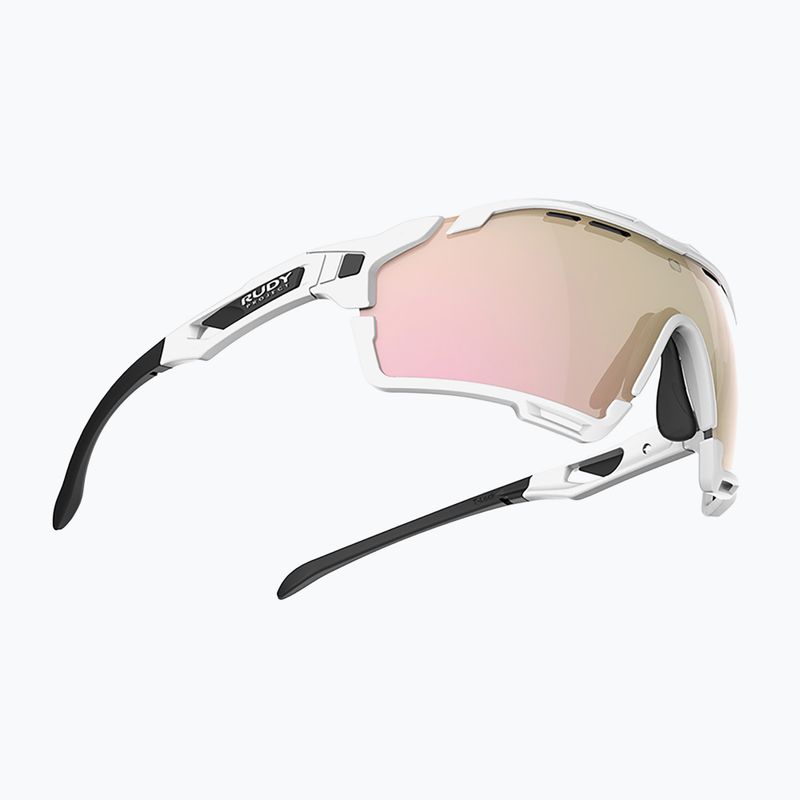 Sunglasses Rudy Project Cutline white gloss/multilaser rosegold 3