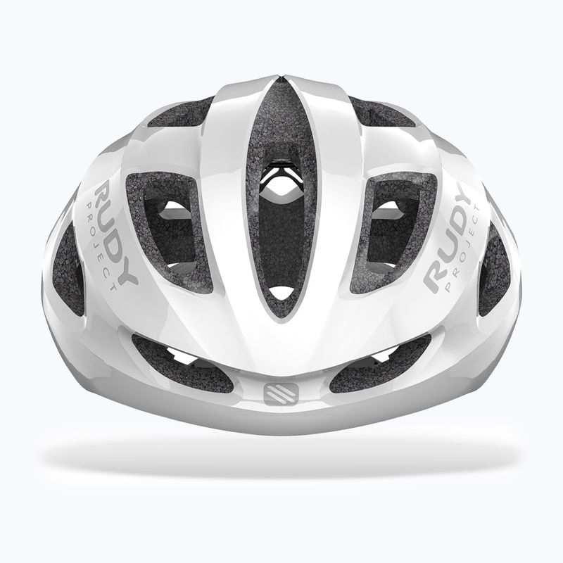 Rudy Project Strym Z white shiny bicycle helmet 5